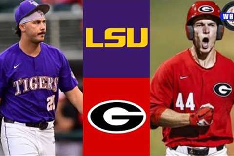 #5 LSU vs Georgia Highlights (Crazy Game!) | 2023 College Baseball Highlights