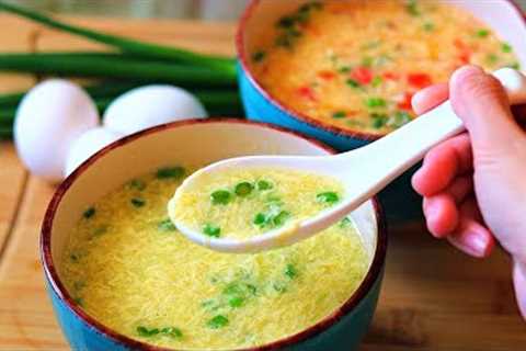BETTER THAN TAKEOUT - Easy Egg Drop Soup in Two Ways
