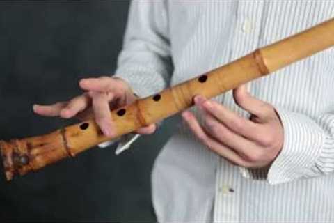 How to play shakuhachi