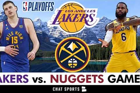 L.A. Lakers vs Nuggets Game 2 Live Streaming Scoreboard, Play-By-Play, Highlights, 2023 NBA Playoffs