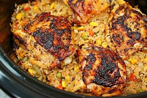 Slow Cooker Chicken and Rice Recipe - How to make Chicken and Rice in the Slow Cooker