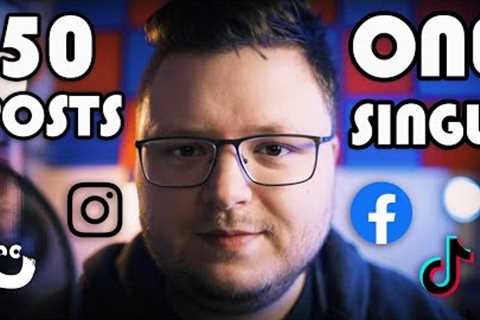 50 Social Media Posts For 1 Song? | Social Media Marketing for Music