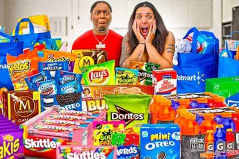 HOW WE WENT BROKE GROCERY SHOPPING FOR FOOD **BAD IDEA**