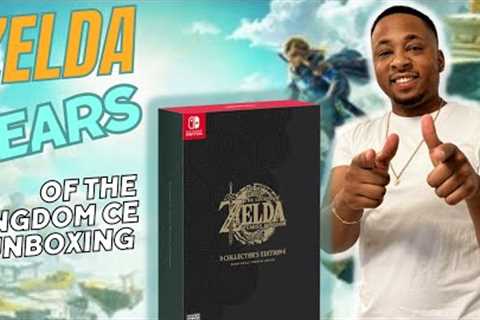 The Legend Of Zelda Tears of the Kingdom Collectors Edition Unboxing #nintendo  #zelda
