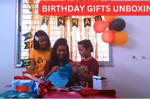 my birthday gifts unboxing 🎁 | my birthday gifts | gift unboxing | Diksha Mahto | Vlog
