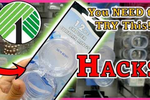 GRAB $1 SHOWER CURTAIN RINGS  for these BRILLIANT HACKS! Dollar Tree DIYS to try in 2023!