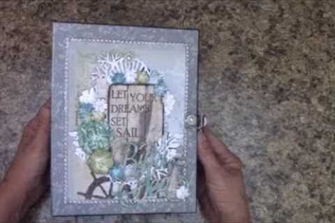 MINI ALBUM TUTORIAL BEGINNERS PART 1 SEA BREEZE SHELLIE GEIGLE JS HOBBIES &amp; CRAFTS