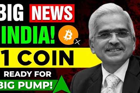 Breaking : India BIG NEWS!! | 1 Altcoin Ready for BIG PUMP!🚀IMP Powell Speech | Mexc Airdrop Update