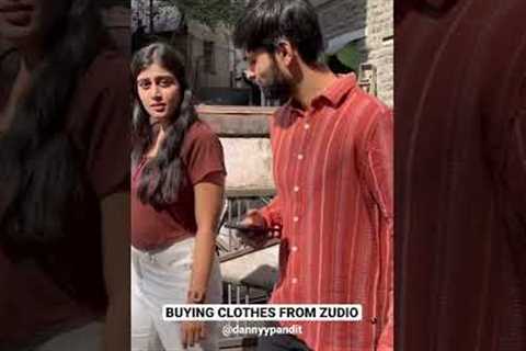 When you buy clothes from zudio 😂😂 ye gf bhi same nikali #funnyshorts #lookingmeme