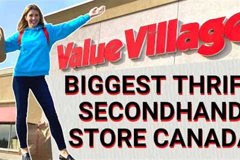 Biggest Thrift Store Canada | Designer Bargains | Shopping Haul | MONEY SAVING