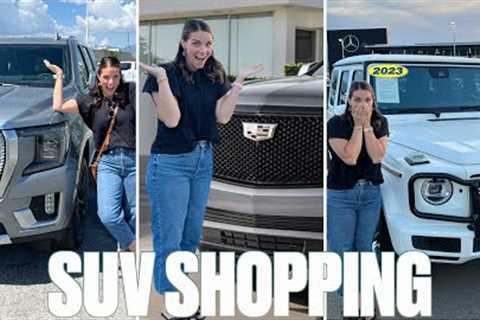 SHOPPING FOR A NEW FAMILY CAR | BUYING THE PERFECT FULL SIZE SUV FOR A BIG FAMILY