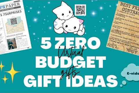 5 Zero budget virtual gift ideas | Online surprise gifts for best friend | Quarantine surprise