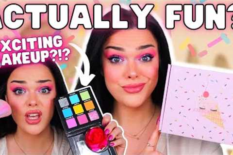 Subscription Boxes are BORING...But NOT THIS ONE?! Eyescream Beauty Box Unboxing &amp; Try On