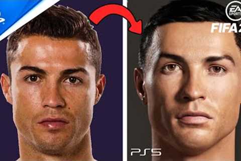 Fifa 22 New Face Scans for PS5 &amp; Next Gen Graphics: Playstation 5 Fifa 22