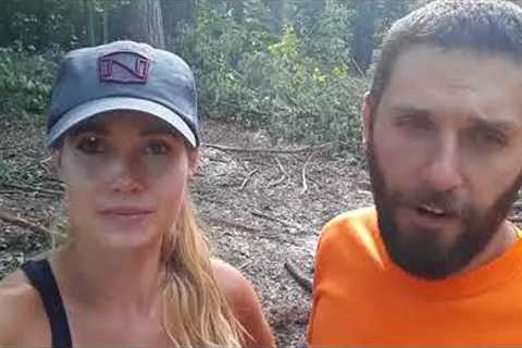 Couple Clears Land For Home Build in 6 Days