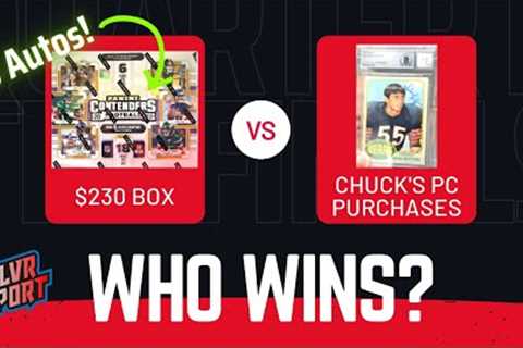 Chuck in Studio! 2022 Contenders Football Hobby Box Compared to $230 in Ebay purchases