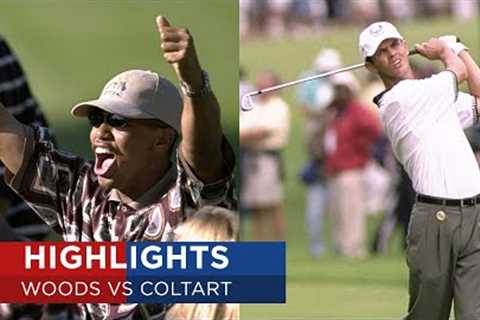 Tiger Woods vs Andrew Coltart | Extended Highlights | 1999 Ryder Cup
