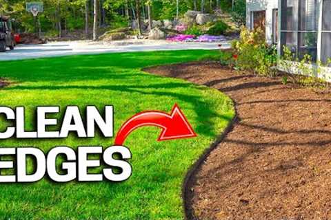 How To Get CLEAN EDGES in a LAWN - Cheap &amp; EASY