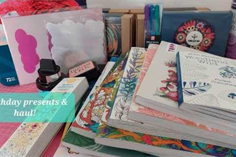 Colouring birthday gifts and small haul - laughs, tears and stupidity 💖🤗