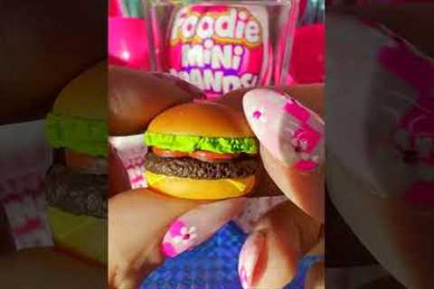 Foodie Mini Brands ASMR Satisfying Toy Unboxing #shorts #asmrtoys