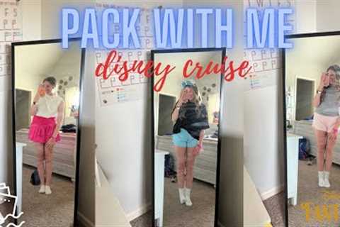 PACK WITH ME|| 7 night disney fantasy cruise