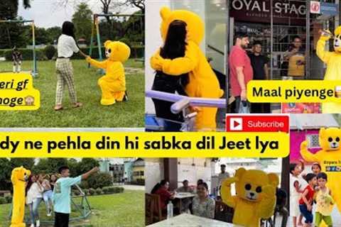 Teddy bear Prank on cute girls🙈😁
