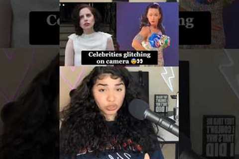 Celebrities caught glitching on camera 😨👀 #trending #explore #viral #news #share #fyp #crazy