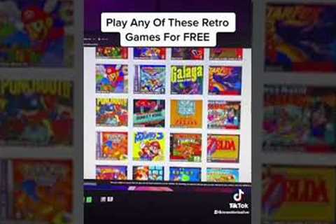Play Retro Games Online For Free