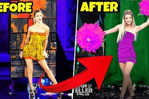 Hot Girl Dress Change Magic Secrets Revealed! 🤯 - Lea Kyle AGT