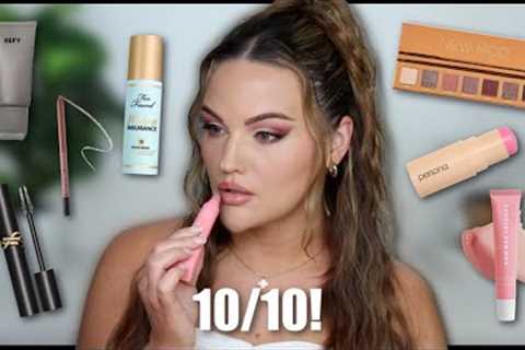 FULL FACE TRYING NEW VIRAL MAKEUP...10/10!