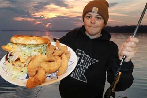 The Best Fish Sandwich Out There!!! (Catch And Cook)