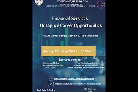 FINANCIAL SERVICES: UNTAPPED CAREER OPPORTUNITIES
