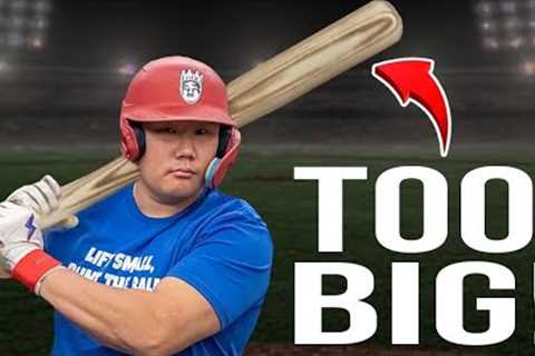 Swinging Babe Ruth's Bat In A Real Game!