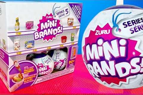 MINI BRANDS SERIES 5 TOY UNBOXING | 5 SURPRISE ZURU TOYS