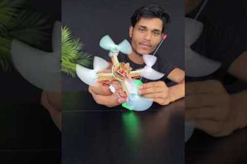 How To Make Drone from DC Motor #hackerjp #shorts