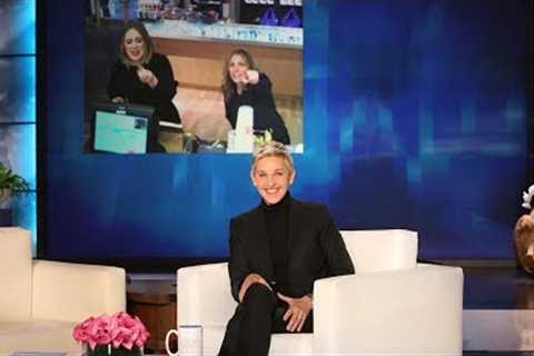 Ellen in Adele's Ear