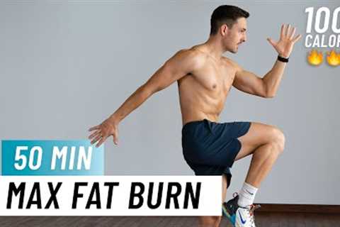 50 MIN FULL BODY CARDIO HIIT - Burn 1000 Calories (No Equipment,  Home Workout)