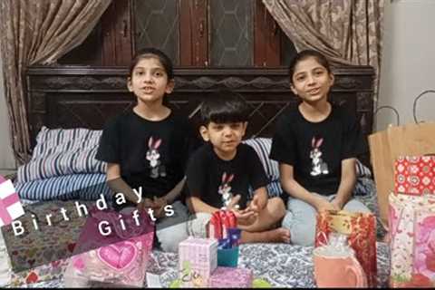 Birthday gifts unboxing| Hmm ny finally kholay birthday gifts | OBeeraVeera