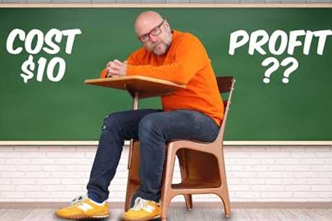 Flipping a Thrift Store School Desk for Profit