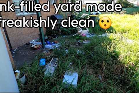 Impossible yard clean up!