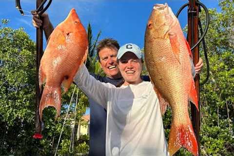 DEER MEAT NEEDS FRESH FISH TO HEAL! {CATCH CLEAN COOK} BRITO MAS GRANDE GOES SPEARFISHING!!!