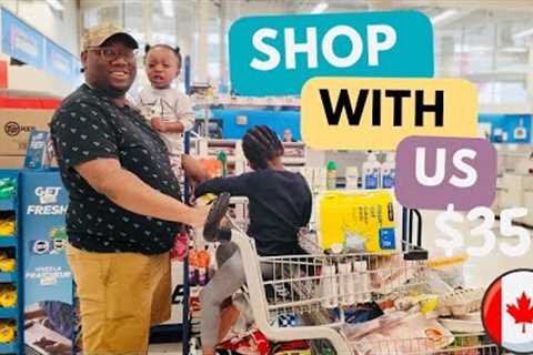 How much grocery can you get for $350 🇨🇦| Shop with Us| Shopping vlog