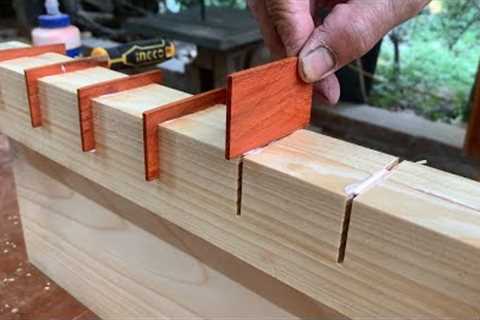 Creative Thinking Of The Carpenter // DIY Bedside Cabinet With Hidden Drawers To Hide Secrets