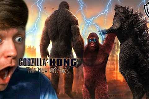 Reacting to GODZILLA x KONG *NEW* Movie Trailer!