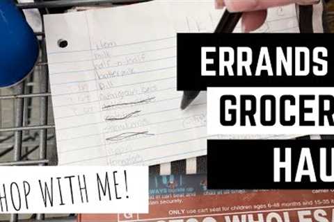 Errands, Lunch, And Grocery Haul! | Come Along On Our Busy Day! | Shop With Me