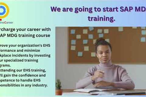 SAP MDG Online Training | SAP MDG | Best Online Career