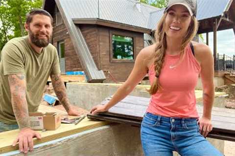 Building Onto The Back | A-Frame Cabin Addition Build