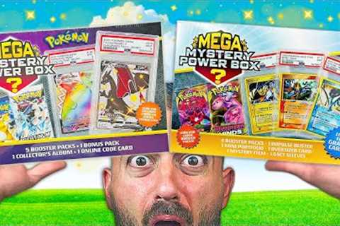 I Opened Limited Edition $100 Mega Mystery Pokemon Boxes