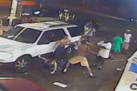 Pompano Beach gas station shooting caught on camera