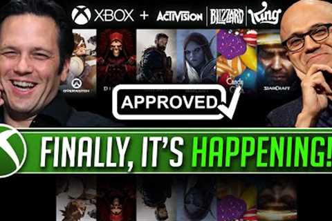 Xbox Just Got A MAJOR VICTORY - Microsoft Xbox Activision Blizzard Deal APPROVED!!